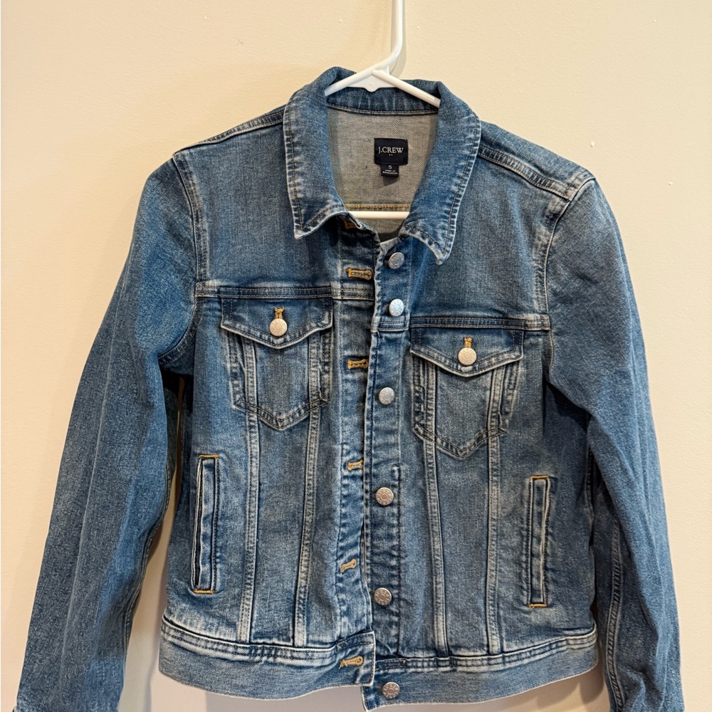 Never worn J. Crew Factory denim jacket
